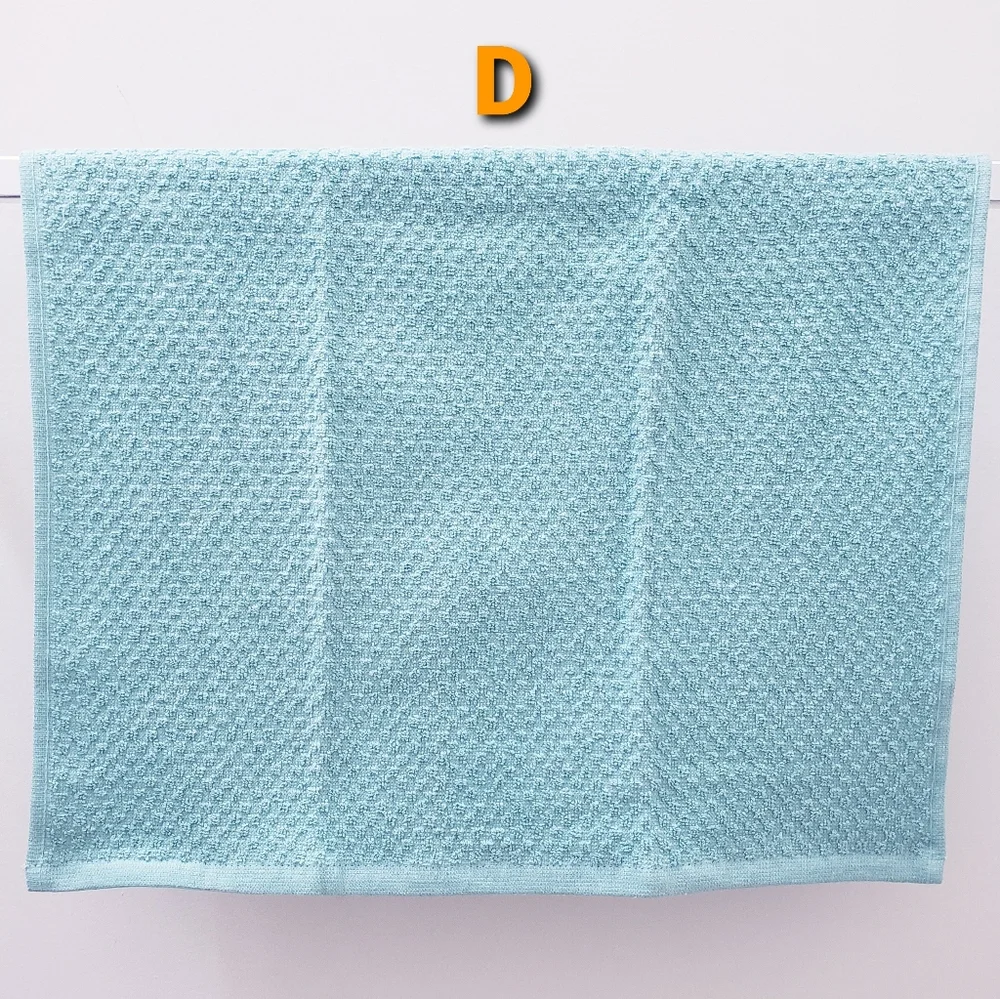 #9131-D ●NEW! Solid Light Teal Hang'N'Snap Hand Towel🤍Select snap